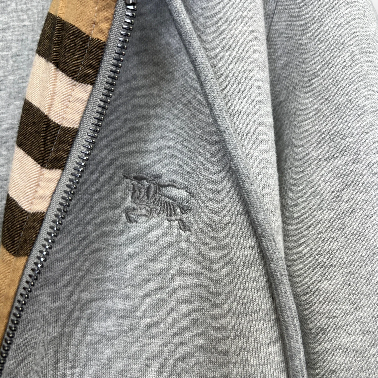 BURBERRY | Sweat zippée à capuche